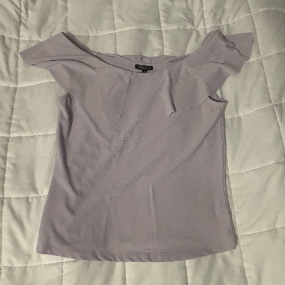 3/$25 Dynamite light purple off the shoulder shirt